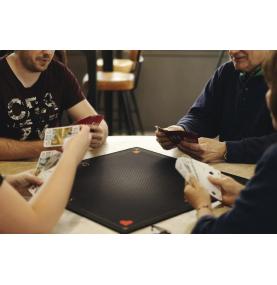 TAPIS CARTES PRESTIGE NOIR (FORMAT TAROT 60X60 CM)