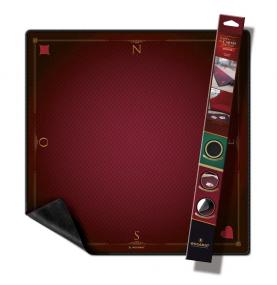 TAPIS CARTES PRESTIGE ROUGE (FORMAT TAROT 60X60 CM)