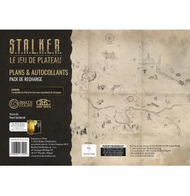 Stalker : Le Jeu de Plateau : Plans & Autocollants : Pack de Recharge