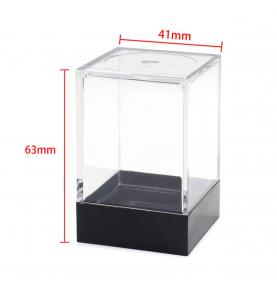 Lot de 7 dés résine gamme Insert - en boite - Crâne bleu