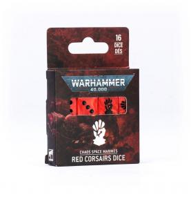 CHAOS SPACE MARINES : RED CORSAIRS DICE
