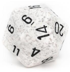 CHESSEX - D20 JUMBO 34 mm - GRANITE Arctic Camo