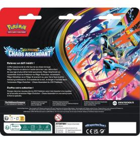 Pokémon ME04 : Chaos Ascendant - Pack de 3 boosters