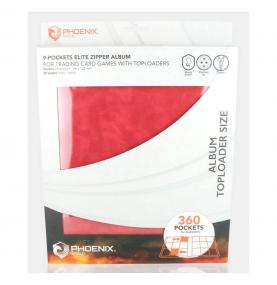 PHOENIX SHIELD - Deluxe Portfolio TOPLOADER 9 cases (360 c) - ORANGE