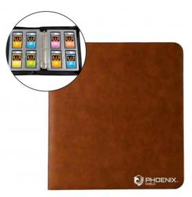 PHOENIX SHIELD - Classeur Cartes Gradées PCA (32 cards) MARRON 