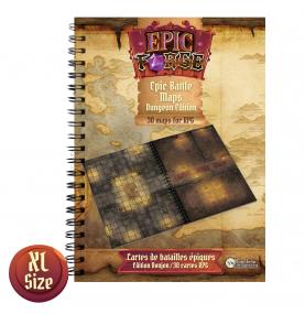 Livre Plateau de Jeu : Donjons (305x420 mm) Taille XL - A3- Couve