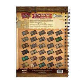 Livre Plateau de Jeu : Donjons (305x420 mm) Taille XL - A3- Couve