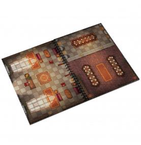 Livre Plateau de Jeu : Donjons (305x420 mm) Taille XL - A3- Couve