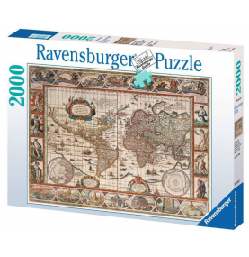 Puzzle mappemonde 1650 2000p