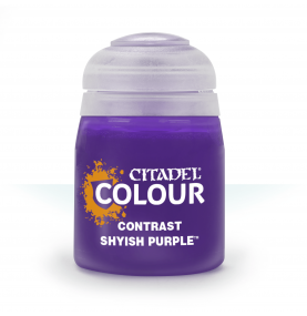Contrast shyish purple