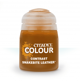 Snakebite leather contrast