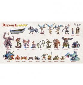 DUNGEONS & LASERS - FIGURINES - FANTASY MINIATURES SET