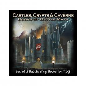 Livre plateau de jeu : pack de 2 livres - Castles, Crypts & Cavern