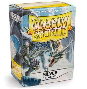 Dragon Shield - Standard Sleeves - Silver (x100)