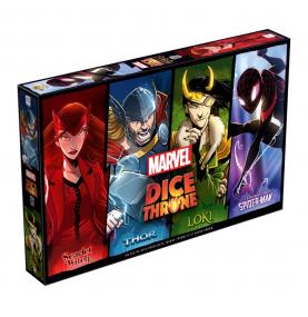 DICE THRONE MARVEL - Thor, Loki, Spiderman, Scarlet Witch