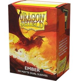 100 Dragon Shield Dual Matte - Ember