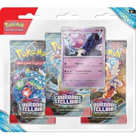 Pokémon EV07 : pack 3 boosters Couronne Stellaire