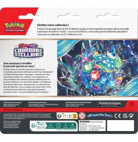 Pokémon EV07 : pack 3 boosters Couronne Stellaire