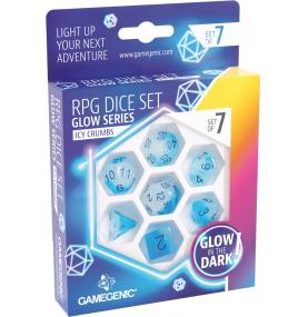 Glow Series -Icy Crumbs- Set de 7 Dés