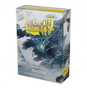 Dragon Shield - Dual Matte - Japanese Sleeves - Snow (X60)