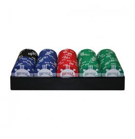 Bicycle - Set de 100 Jetons de Poker Tournament Clay Filled