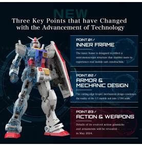GUNDAM GUNPLA RG 1/144 40 RX-78-2 GUNDAM VER.2.0
