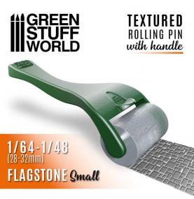 Rouleau texturé avec poignée - Chaussée de petite dalles