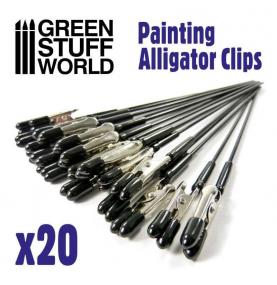 Pinces Crocodile pour Aérographe x20