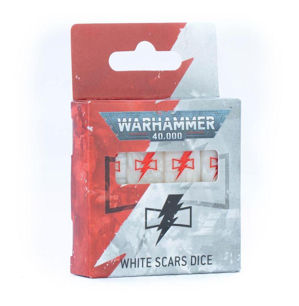 WARHAMMER 40000: WHITE SCARS DICE WARHAMMER 40000: WHITE SCARS DICE