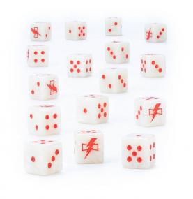 WARHAMMER 40000: WHITE SCARS DICE WARHAMMER 40000: WHITE SCARS DICE
