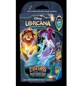 Disney Lorcana S10 - Lueurs dans les Profondeurs - Starter Ambre/Émeraude